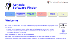 Desktop Screenshot of aphasiasoftwarefinder.org